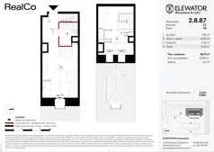2 pokoje, apartament 48,13 m², piętro 8, oferta nr EZ.2.8.87, ELEWATOR. Mieszkania&Lofty - lofty, Wrocław, Kleczków, Psie Pole, Rychtalska 
