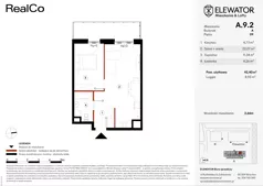 2 pokoje, mieszkanie 42,40 m², piętro 9, oferta nr A.9.2, ELEWATOR. Mieszkania&Lofty - mieszkania, Wrocław, Kleczków, Psie Pole, Rychtalska/Zakładowa