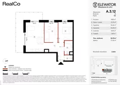 3 pokoje, mieszkanie 56,90 m², piętro 3, oferta nr A.3.12, ELEWATOR. Mieszkania&Lofty - mieszkania, Wrocław, Kleczków, Psie Pole, Rychtalska/Zakładowa