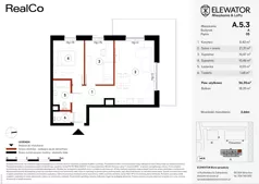 3 pokoje, mieszkanie 56,35 m², piętro 5, oferta nr A.5.3, ELEWATOR. Mieszkania&Lofty - mieszkania, Wrocław, Kleczków, Psie Pole, Rychtalska/Zakładowa