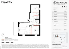 3 pokoje, mieszkanie 69,53 m², piętro 5, oferta nr B.5.2, ELEWATOR. Mieszkania&Lofty - mieszkania, Wrocław, Kleczków, Psie Pole, Rychtalska/Zakładowa