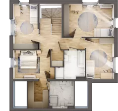 Dom 150,48 m², oferta nr 1A, Michałowice Kwitnąca, Michałowice-Wieś, ul. Kwitnąca
