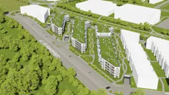 Wirtualna makieta inwestycji Pruszcz Park