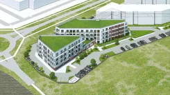Wirtualna makieta 3D inwestycji Pruszcz Park - bud. F