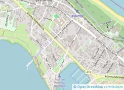 Lokalizacja inwestycji Przystań Jastarnia