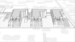 Wirtualna makieta 3D inwestycji Ostródzka 123 - Etap II