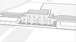 Wirtualna makieta 3D domu 71.55 m², B1