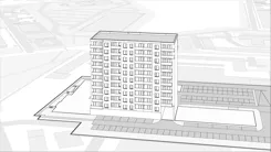 Wirtualna makieta 3D mieszkania 40.57 m², B1.2