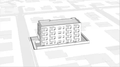 Wirtualna makieta 3D mieszkania 46.86 m², M04