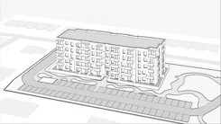 Wirtualna makieta 3D mieszkania 45.19 m², 1.2.07