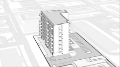 Wirtualna makieta 3D mieszkania 47.43 m², B21