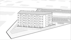 Wirtualna makieta 3D mieszkania 43.85 m², F1/P2/8
