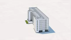 Wirtualna makieta 3D lokalu inwestycyjnego 34.19 m², M201 - CENA NETTO