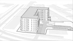 Wirtualna makieta 3D mieszkania 25.11 m², Budynek 1 Mieszkanie 26