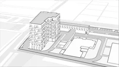 Wirtualna makieta 3D mieszkania 38.83 m², 43C