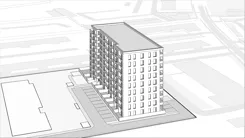 Wirtualna makieta 3D mieszkania 46.66 m², 22