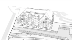 Wirtualna makieta 3D apartamentu inwestycyjnego 39.58 m², B1/0/2