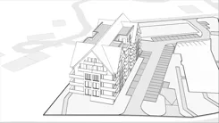 Wirtualna makieta 3D apartamentu inwestycyjnego 47.33 m², B1/-1/1