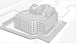 Wirtualna makieta 3D apartamentu inwestycyjnego 26.7 m², 126