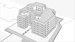 Wirtualna makieta 3D apartamentu inwestycyjnego 45.7 m², 311