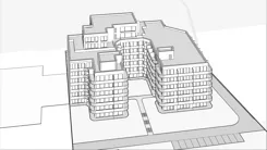 Wirtualna makieta 3D apartamentu inwestycyjnego 36.6 m², 202