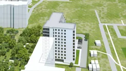 Wirtualna makieta 3D mieszkania 33.33 m², 75
