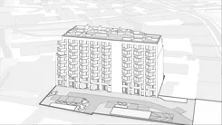 Wirtualna makieta 3D mieszkania 39.29 m², B/0/3