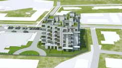 Wirtualna makieta 3D mieszkania 70.4 m², B12