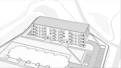 Wirtualna makieta 3D apartamentu 41.9 m², M42