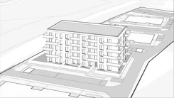 Wirtualna makieta 3D mieszkania 46.71 m², C.2