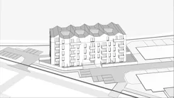 Wirtualna makieta 3D mieszkania 43.88 m², B.0.08