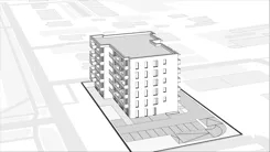 Wirtualna makieta 3D mieszkania 27.18 m², M19
