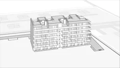 Wirtualna makieta 3D apartamentu inwestycyjnego 35.31 m², C.002