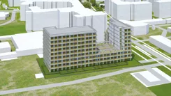 Wirtualna makieta 3D mieszkania 40.53 m², M74