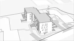 Wirtualna makieta 3D mieszkania 43.44 m², B002