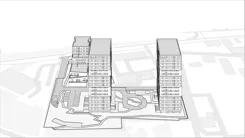Wirtualna makieta 3D inwestycji Aura Towers w Bydgoszczy - mieszkania z widokiem na Brdę!
