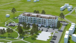 Wirtualna makieta 3D apartamentu inwestycyjnego 41.37 m², A/2