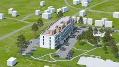 Wirtualna makieta 3D apartamentu inwestycyjnego 22.25 m², A/1