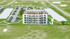 Wirtualna makieta 3D apartamentu inwestycyjnego 35.35 m², C/3