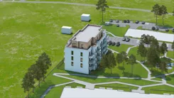 Wirtualna makieta 3D apartamentu inwestycyjnego 39.24 m², C/104