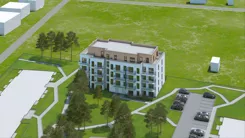 Wirtualna makieta 3D apartamentu inwestycyjnego 50.86 m², C/404