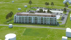 Wirtualna makieta 3D apartamentu inwestycyjnego 45.85 m², D/116