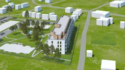 Wirtualna makieta 3D apartamentu inwestycyjnego 38.53 m², D/14