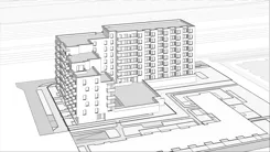 Wirtualna makieta 3D mieszkania 39.7 m², E1-A050