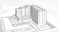 Wirtualna makieta 3D mieszkania 78.49 m², E1-B129