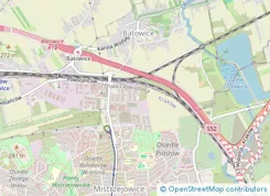 Lokalizacja inwestycji ul. Powstańców / os. Piastów - Budynek E