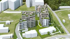 Wirtualna makieta 3D inwestycji Kapelanka – Pychowicka - Budynek AB
