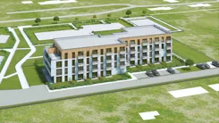 Wirtualna makieta 3D apartamentu 47.73 m², D13