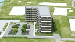 Wirtualna makieta 3D inwestycji Widok Warta etap II