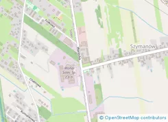 Lokalizacja inwestycji Szymanów Dom i Natura
